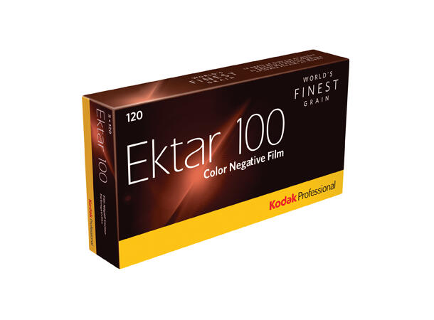 Kodak Ektar 100 120 5-pakning 120-film, 100 ASA, 5 ruller